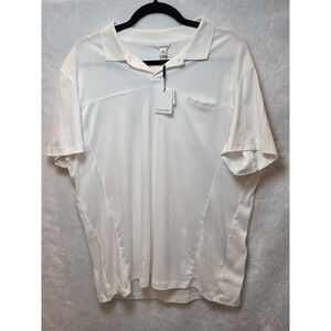 Calvin Klein White Polo Men's Large Short Sleeved Shirt New‎ With Tags